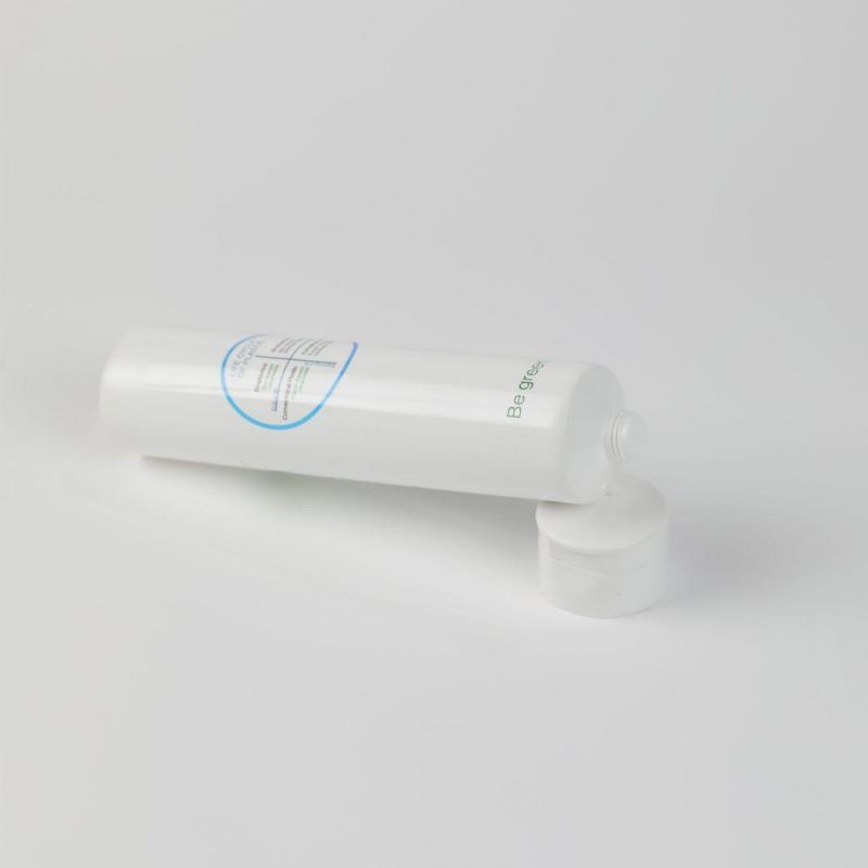 Recyclable Clear Conventional Plastic Soft Cosmetic Squeeze Tube Packaging