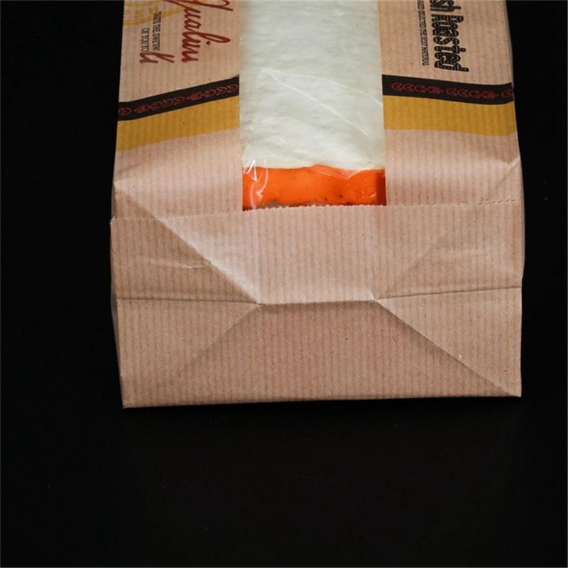 Food Bread Packaging Greaseproof Burger Paper Bag