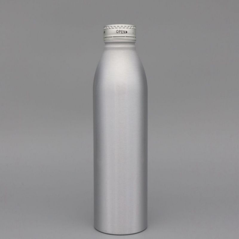 Customized Screw Cap Aluminum Water Bottle Beverage Bottle