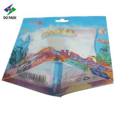 Dq Pack Custom Logo Mylar Bag Candy Food Packaging Bag Side Gusset Bag for Gel Candy Packaging