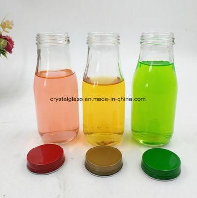 Customize 300ml Milk/Beverage Bottle in Clear with Lid