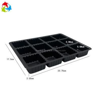 Manufacturers Black Blister Packaging Tray with Cavities