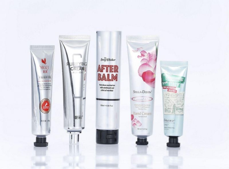 100ml Empty Hand Cream Tubes Cosmetic Packaging Abl/Pbl Aluminum Plastic Laminated Face Cream Tube with Screw Cap