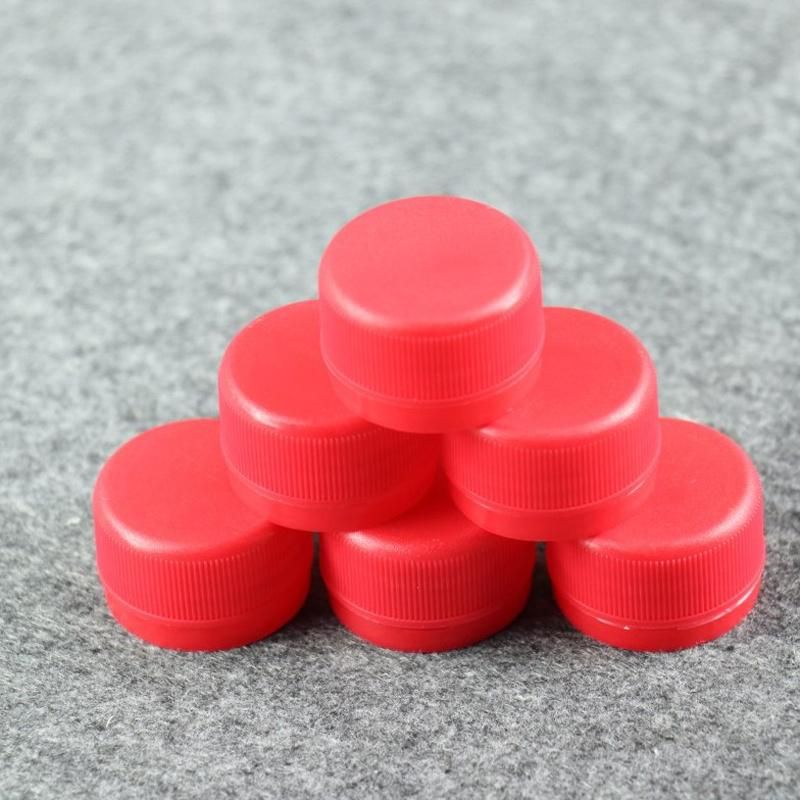 Competitive Price China Supplier 28mm PP Plastic Caps Red Colors High Neck for Bottle