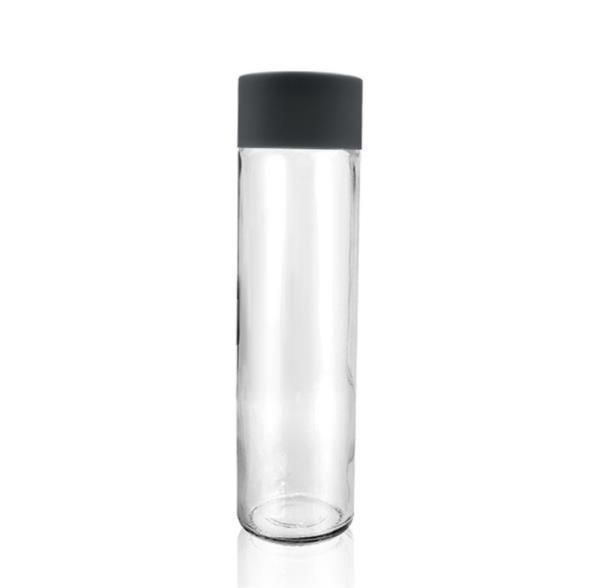 250ml 8oz 300ml 10oz 375ml 400ml Drinking Glass Voss Water Bottle Jucie Beverage Milk Kombucha Tea Bottle with Plastic Cap