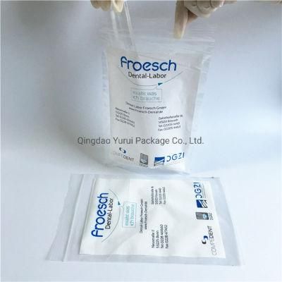 Medical Kangaroo Pouch Clear Autoclavable Biohazard Bags LDPE Plastic 3/4 Layers Specimen Collection Bag