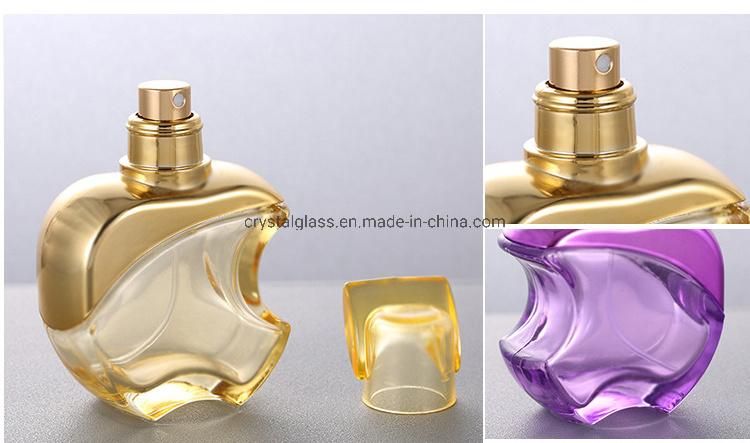 Private Label Luxury Custom Empty Colorful Apple Shape Glass Perfume Diffuser Bottle