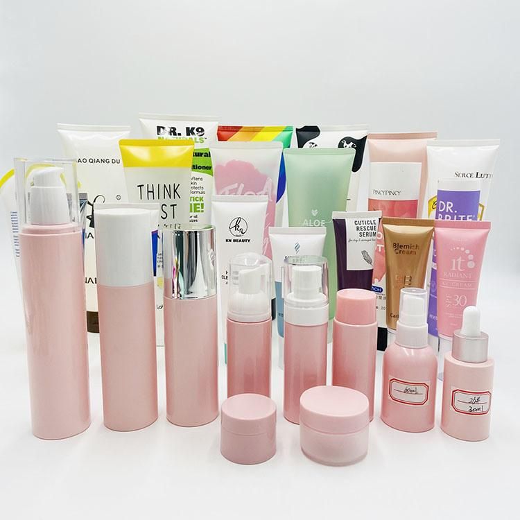 Empty Plastic Hand Cream Tube Skincare Cosmetic Package
