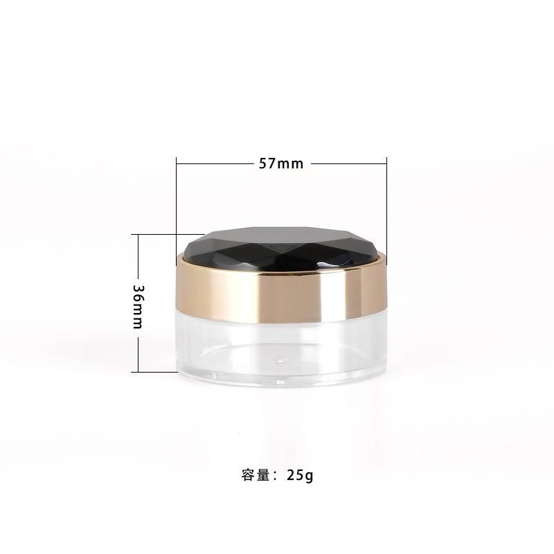 Manufacturer Diamond Shape Loose Powder Eyeshadow Case for Cosmetic Packaging