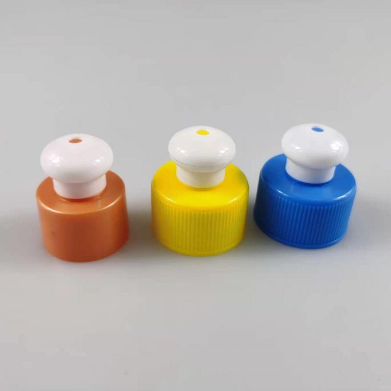 28/410 Wholesale Plastic Push Pull Cap Water Bottle Cap