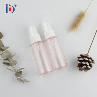 Customized Transparent Pink Packaging Cosmetic Bottles