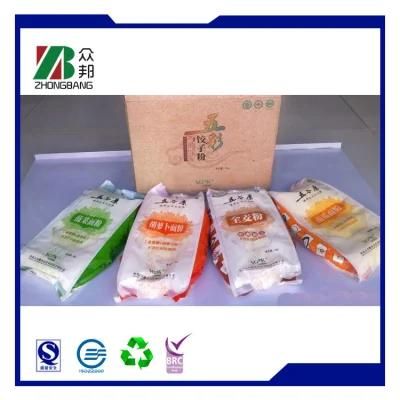 Printed Plastic Food Packaging Flour Bag with Handle