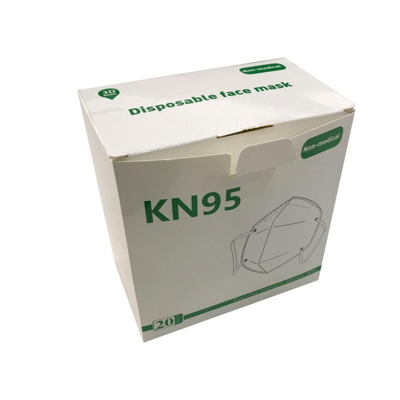 Wholesale Disposable 3-Layer Non-Woven Face Mask Packaging Box Surgical KN95 Mask Boxes