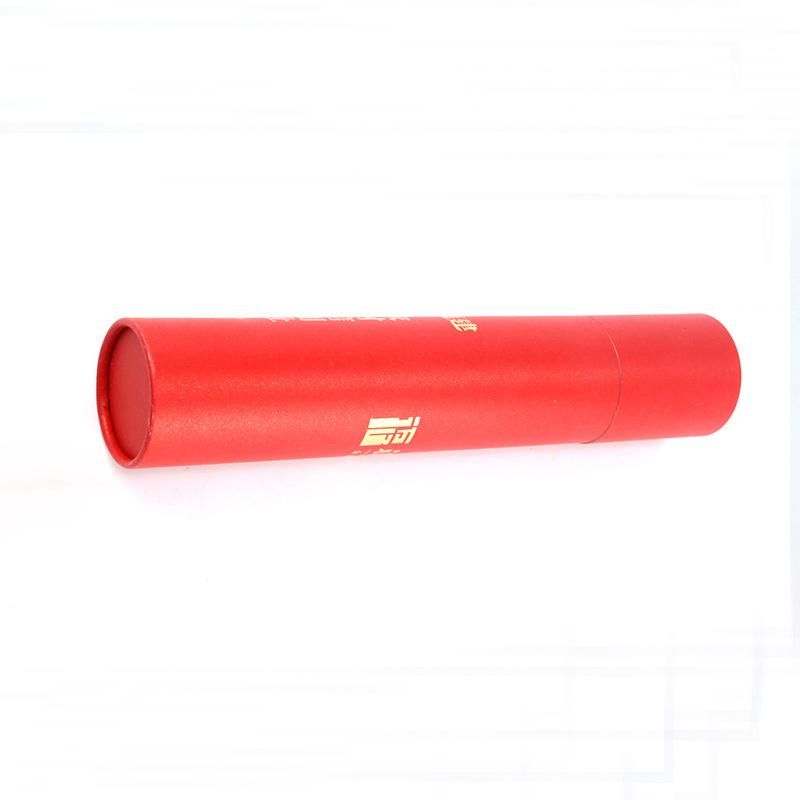 Chinese Red Couplet Chopsticks Packaging Tube Box