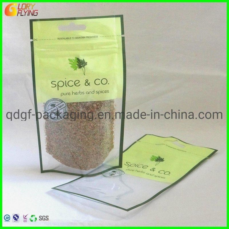 Plastic Packing Bags Food Bag with Zipper for Packing All Kinds of Foods