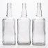Vista 100cl 1000ml Vodka Square Gin Whisky Rum Spirit Customized Glass Bottle