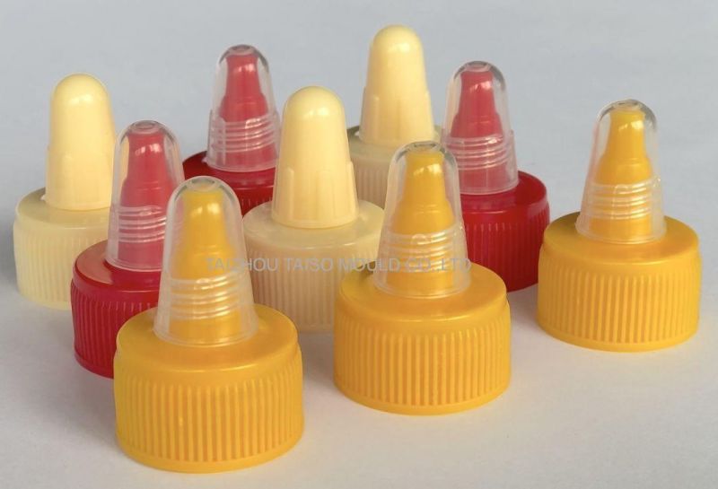 28mm/38mm Twist Top Cap Screw Cap for Sriracha Hot Chili Sauce Salad Sauce Ketchup Tomato Barbecue Sauce Pet/ PP/PE Squeeze Bottle