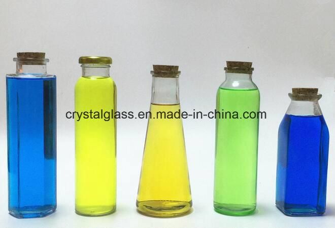 Glass Milk Bottles with Swing Top Cap for Beverage 500ml 1L