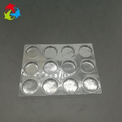 Clear Transparent 12 Cavity Plastic Blister Chocolate Tray