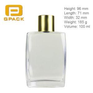 Shiny Gold Cap Perfume Bottle Crystal White Flint Material Perfume Bottle Black Glass Bottles Wholesale White Black Clear Cologne Bottles