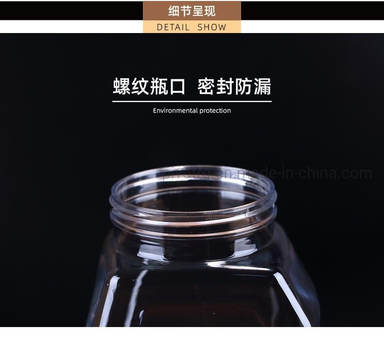 1000ml Plastic Spice Bottle with Plastic Flip Top Cap for Packing BBQ Condiments