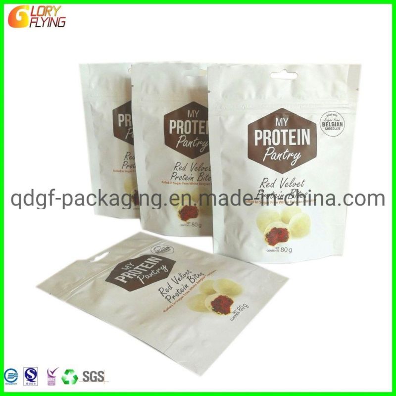 PP Woven Bag Plastic Zip Lock Bag for Packing Protein Powder