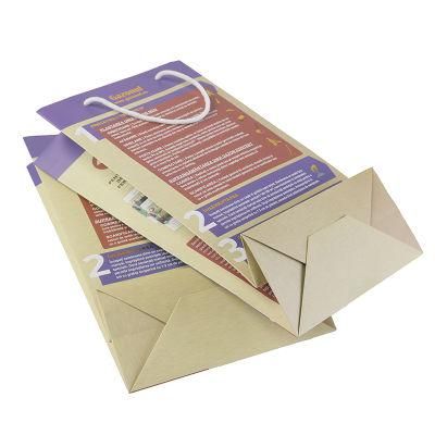 Printed Customized Logo Kraft Paper Bag