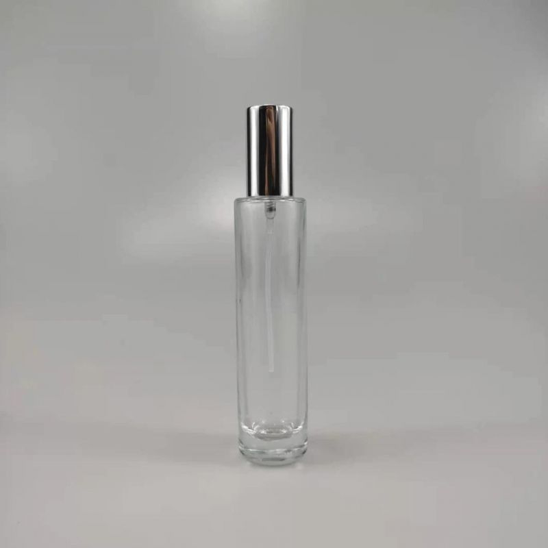 35ml Empty Luxury Refillable Custom Wholesale Round Spray Glass Perfume Bottle