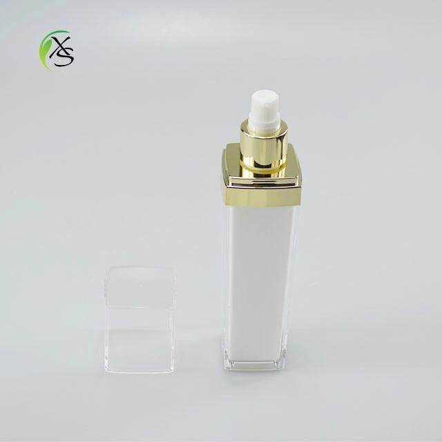 145ml Rose Gold Acrylic Square Luxury Lotion Bottle Cosmetic Bottle