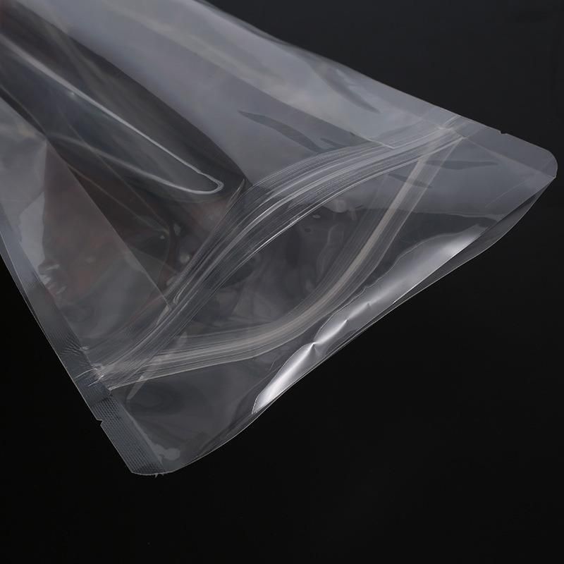 Shinny Finish Quad Seal Zipper Food Packaging Bag in Stock