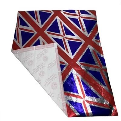 Direct Factory Custom Printed Greaseproof Honeycomb Insulated Foil Sandwich Wrap Paper Sheets