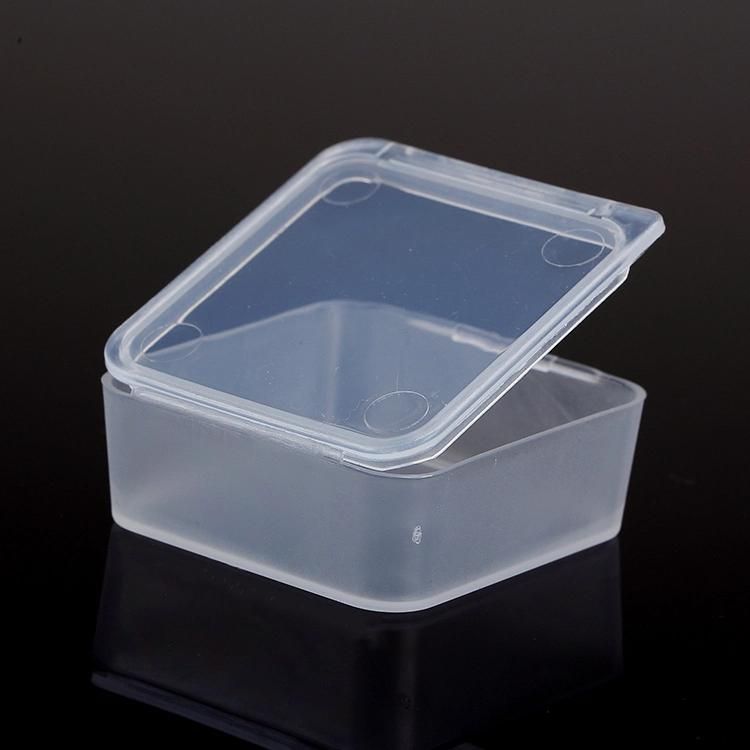 Clear Lidded Small Plastic Trifles Parts Packaging Box Screw Case Collection Coin Jewelry Box