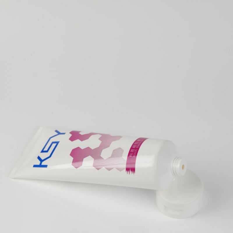 BPA Free Cosmetic Packaging 150g 200g Matte Empty Tube Plastic Material Men Facial Cleanser Tube 50mm Diameter Makeup Packaging