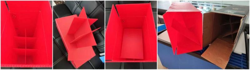 High Strength Damp-Proof PP Corrugated Plastic Storage Box with Lid