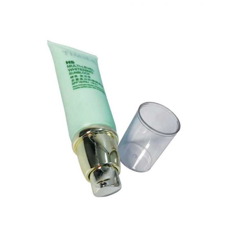 Aluminum Plastic PE Lotion Pump Tube for Ointment Packaging Tube