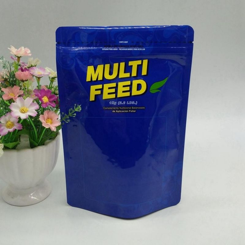 500g Mylar Stand up Pouch Ziplock Recloseable Fertilizers Packing Bag