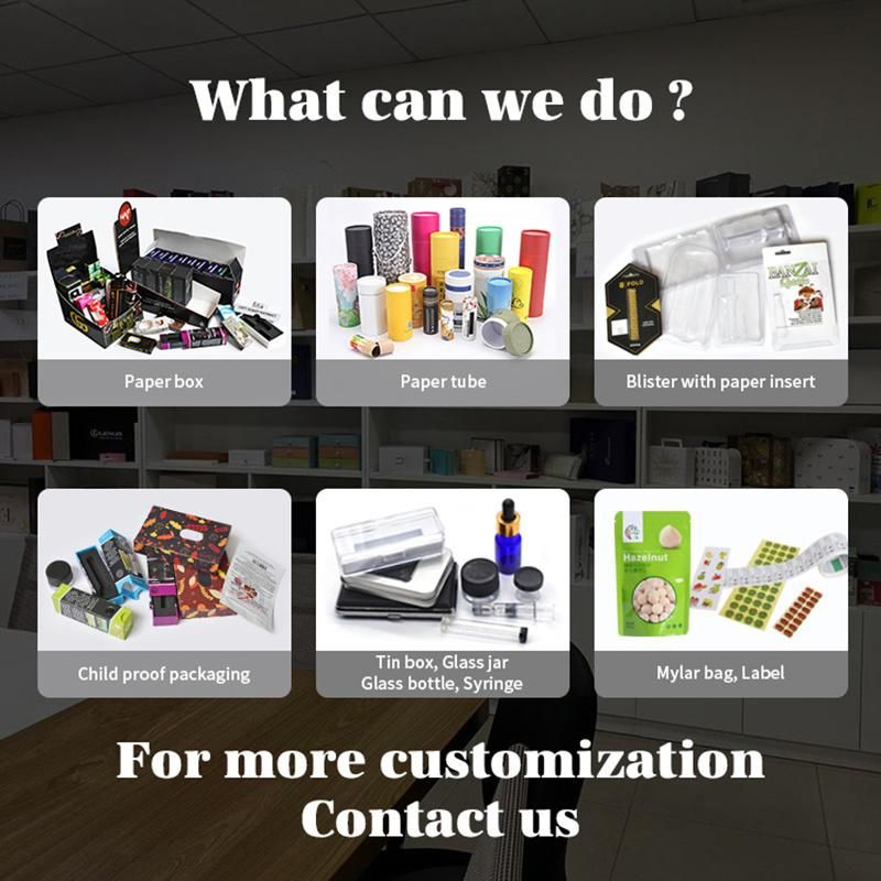 Customized Design Child Resistant Vape Cartridge Box Packaging for Carts