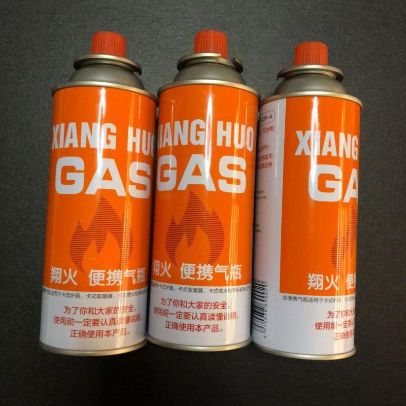 OEM Logo Aerosol Tin Can for Butane Gas