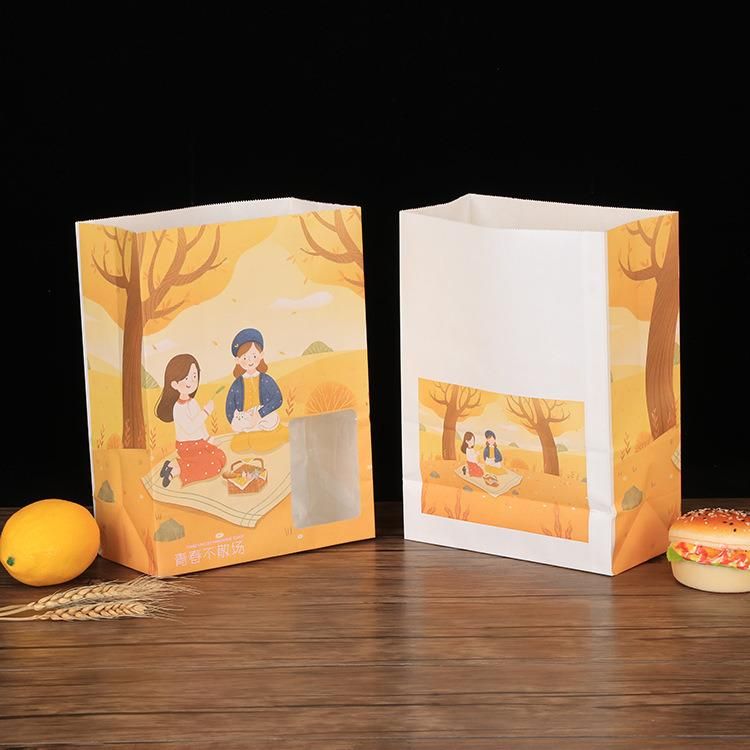 Customizable Dimensions Dried Food Biscuit Packaging Bag Eco-Friendly