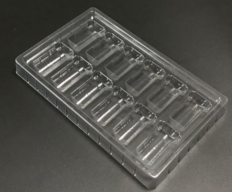 plastic packaging tray plate for cosmetic products