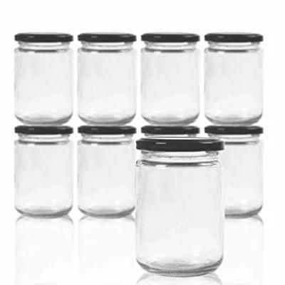 Food Grade Square Honey Glass Jar Jam /Jelly Jar with Screw Metal Lid