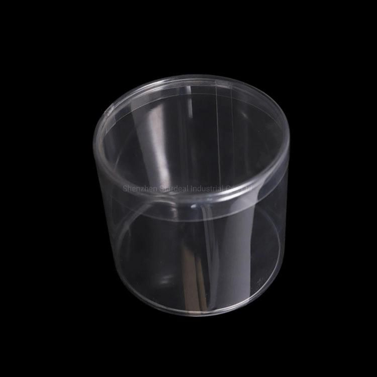 Custom Round Clear PVC Plastic Cylinder Packaging Container