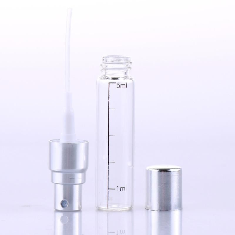 2ml 3ml 5ml 10ml Clear Mini Perfume Glass Bottle Empty Cosmetics Bottle Sample Test Tube Thin Glass Vials