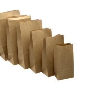 Custom Logo Printed Natural Stand-up Kraft Paper Bags Food Packaging Bags