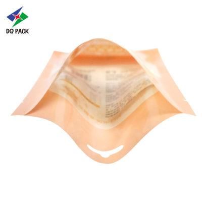 Dq Pack China Manufacture Custom Shape Printed Mylar Bag Wholesales Flexible Packaging Bag Three Side Seal Bag for Pet Food Packaging