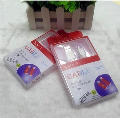 Customized Electronic Product Data Lines Packaging Box with Handle