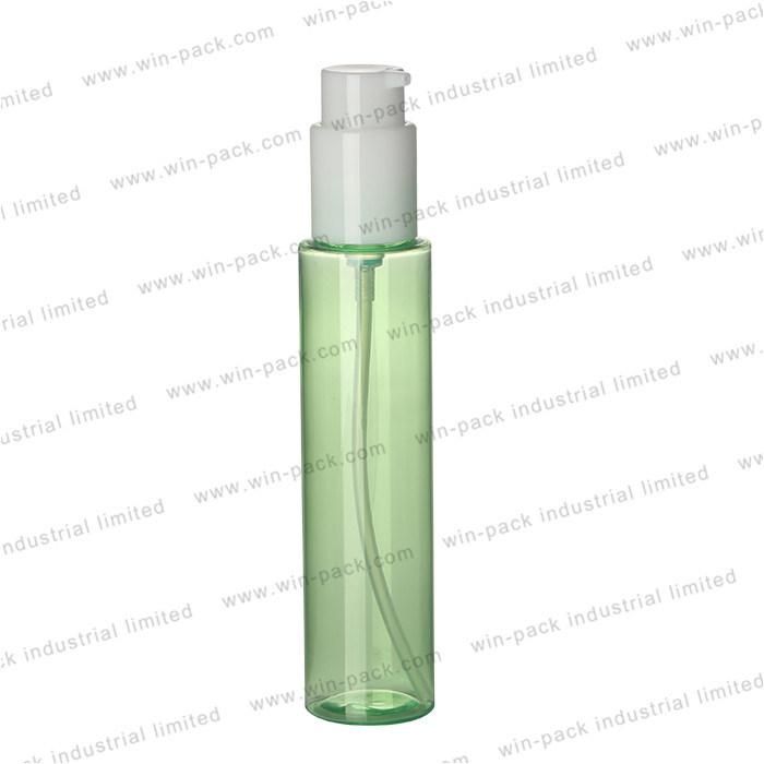 150ml Custom Lotion Cosmetic Packing Transparent Green Plastic Bottle Containers Bottle for Body Butter