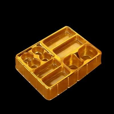 Luxurious Food Grade Chocolate Plastic Packaging Tray Packaging Inner Tray