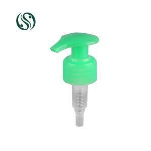 Green Lotion Pump 28/410 Left Right Plastic Lotion Pump Dispenser