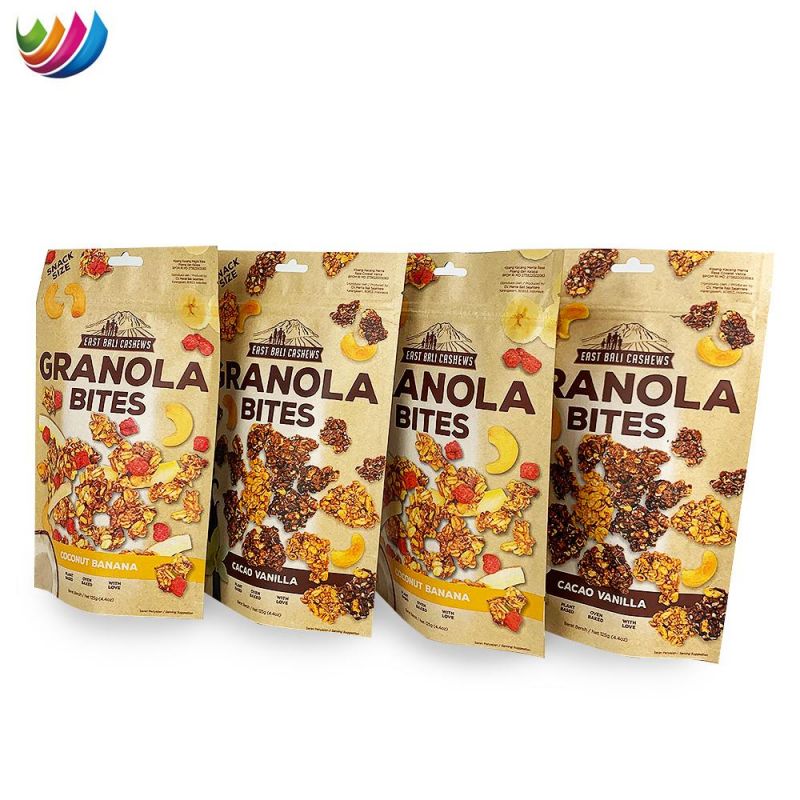 Custom Logo Food Packaging Bag Food Grade Material for Nuts